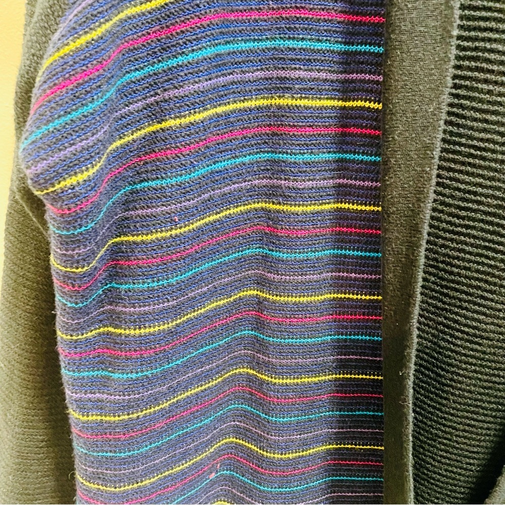 Coldwater Creek Colorful Striped Cardigan 2X - Picture 2 of 5